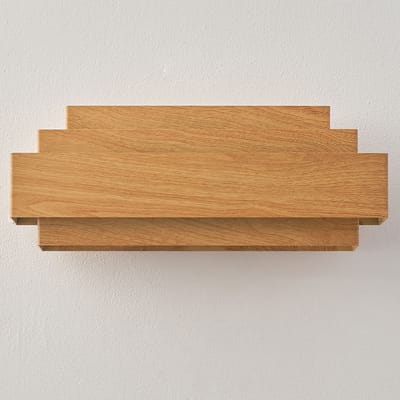 Moderne wandlamp houtoptiek - Kayu