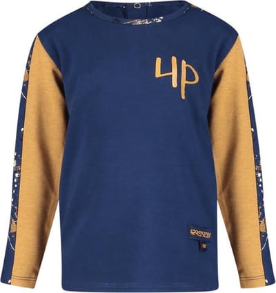 4President baby jongens shirt Malik Indigo Maat 86