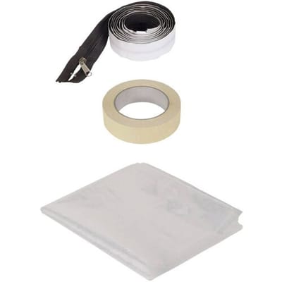 wolfcraft - Stofdeur met Rits - Complete Set - 4005000