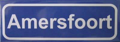 Souv© - magneet plaatsnaambord Amersfoort