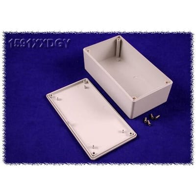 Hammond Electronics 1591XXDGY Universele behuizing 152 x 82 x 51 ABS Grijs 1 stuk(s)