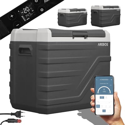 Elektrische Koelbox 43 Liter met App-Besturing - Koelen, Vriezen en Warm Houden tot -20 °C