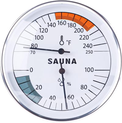 2-in-1 Sauna Thermometer en Hygrometer voor Binnen en Stoomsauna