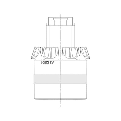 AEG knop, functies, inox, 10+0 140212601029