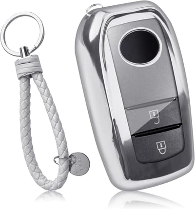 CDEFG Compatible with Toyota Yaris XP21/Yaris Cross 2020-2024/C-HR CHR 2024, Key Cover, Car Key, Silicone Protective - ShopVlot