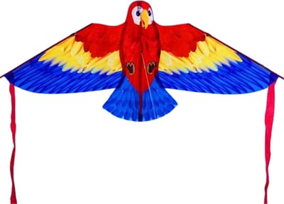 Livano Vlieger Voor Strand - Kite Vliegers - Kindervlieger - Papegaai - Rood