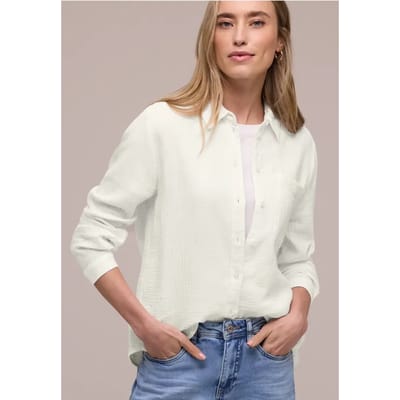 Mousseline overhemd blouse