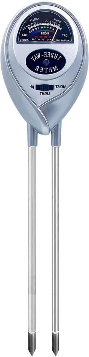 Bodemtester 3-in-1 - Plantenmeter Vochtigheid pH - Planten Verzorgen - Geen Batterijen Nodig - 245 cm - Groen