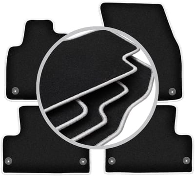 CARLUX-SILVER automatten voor: Range Rover Evoque SUV (2011-2018)