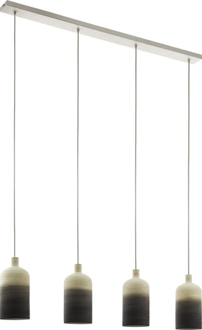 EGLO AZBARREN LANGE TAFEL 4XE27 L1195 GRIJS