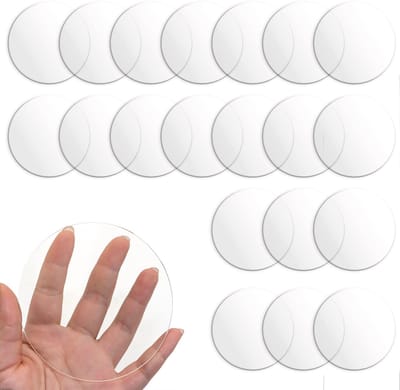 Scoby - Acrylschijven - Acryl Rondjes - Knutselmateriaal - Acrylic Circles - 10 Stuks - 10 CM - Transparant