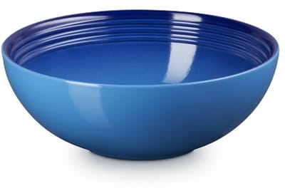 Le Creuset aardewerken serveerschaal | 24 cm | 2,2 l | Azuurblauw