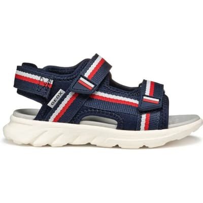 GEOX SANDAL AIRADYUM JONGENS Sandalen - MARINEBLAUW/ROOD - Maat 24