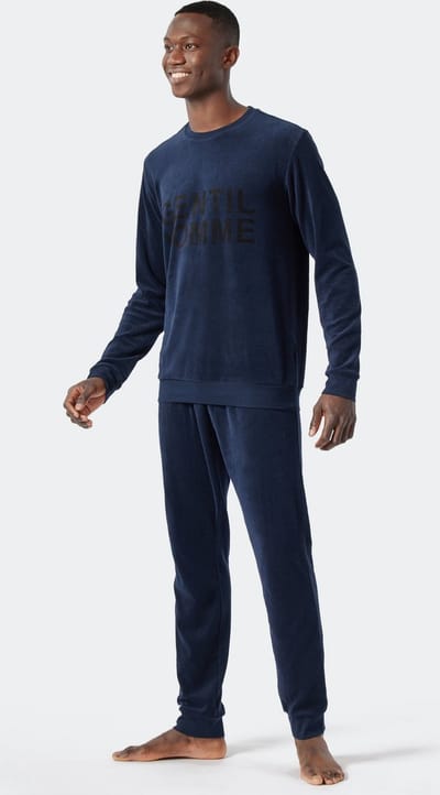 Schiesser – Warming Nightwear – Pyjama – 178037 – Dark Blue - 54