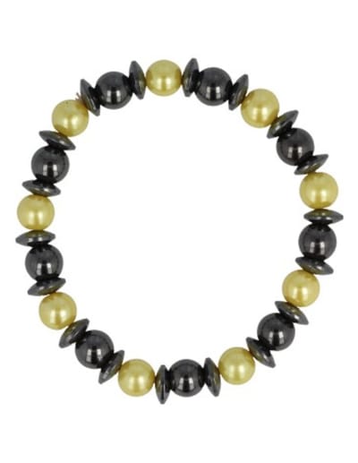 Magneetarmband 8 mm geel