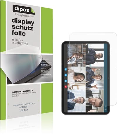dipos – 2x Matte Beschermfolie geschikt voor LORDWIT L50 13.4 | Krasbestendige & antireflecterende Screenprotector Ultra-Thin
