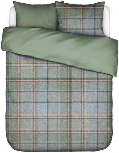 Essenza Meau Dekbedovertrek Basil green - Lits-Jumeaux XL – 260x200/220 cm