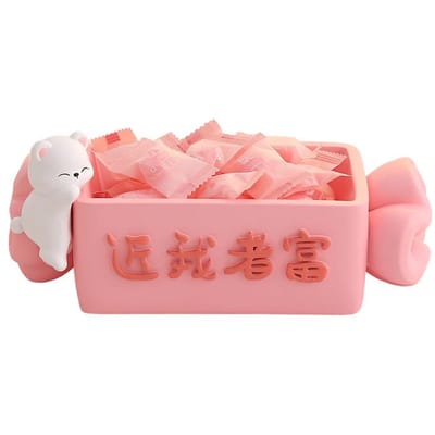 Creatieve Crème Stijl Dichtbij Mezhe Rijk Hars Ornament Sleutels voor Entree Opbergruimte Kantoorbureau Decoratie voor Beste Vriend Cadeaus beige