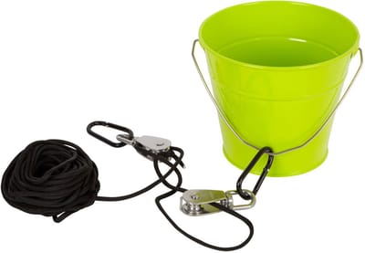 Small Foot - Bucket Green with Pulley