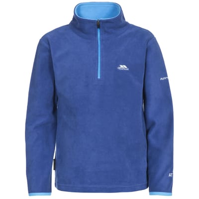 Trespass - Jongens Etto Half Zip Fleece Sweater (Blauw)