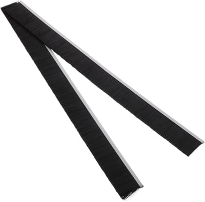 Brievenbus Borstelstrip - Afdichtingsborstel Deurborstel - Brievenbus Schoonhouden - Waterafstotende Barrière - 40 cm - Zwart