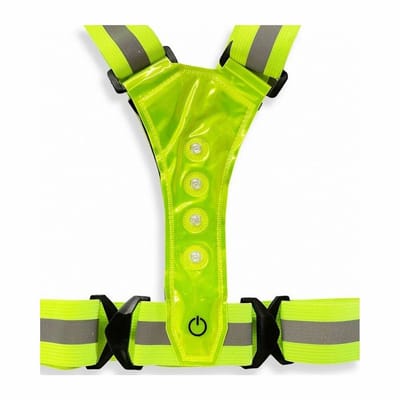 Led Vest - Veiligheidslicht - Geel One Size