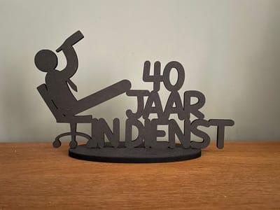 40 jaar in dienst - Man - 40 jaar jubileum cadeau - 40 jaar in dienst versieringen - Werk - Jubileum - 40 jaar in dienst man - 40 jaar in dienst cadeau - 40 jaar in dienst cadeau