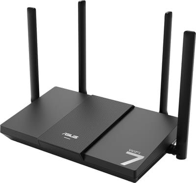 ASUS RT-BE50 - Wi-Fi 7 - Dual-band - 4-Antenna - 3-Port switch - Wireless router 802.11a/b/g/n/ac/ax/be (Wi-Fi 7) - Wireless router