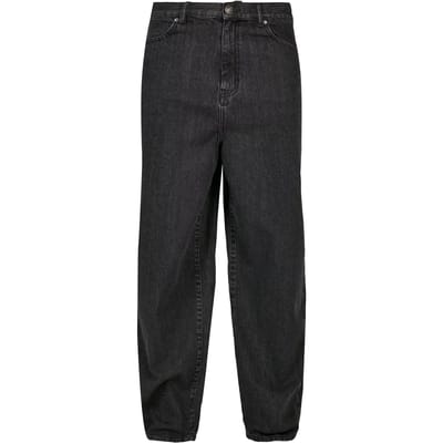 Urban Classics - 90's Broek rechte pijpen - Taille, 30 inch - Zwart