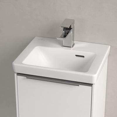 Villeroy & Boch Subway 3.0 wash hand basin 37 cm, with 1 tap hole, with overflow 43703701