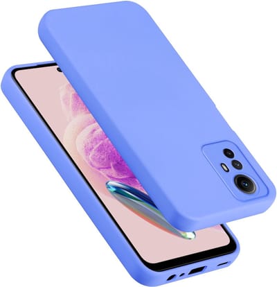 Cadorabo Hoesje geschikt voor Redmi Note 12S in LIQUID LICHT PAARS - Beschermhoes gemaakt van flexibel TPU silicone Case Cover