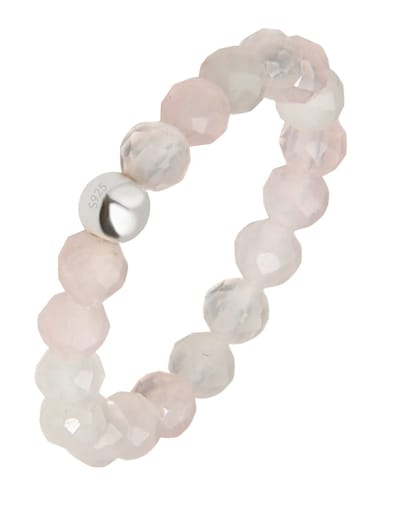 good.designs Ring met kralen van natuursteen