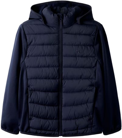 Name it tussenseizoensjas unisex - donkerblauw - NKNmio - maat 116