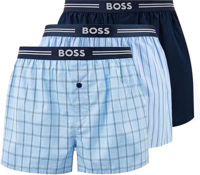 Hugo Boss Web Boxershorts 3-pack Heren Onderbroek - Maat M