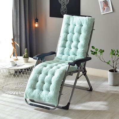 Ligstoel Kussen - Matras Kussen - Ontspannen Loungen - Extra Dikke Vulling - 160x50x12 cm