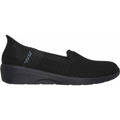 Skechers Arya Sweet Voice dames ballerina zwart - Maat 38 - Extra comfort - Memory Foam