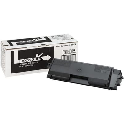 Kyocera - TK-580K - Tonercartridge - 1 stuk - Origineel - Zwart