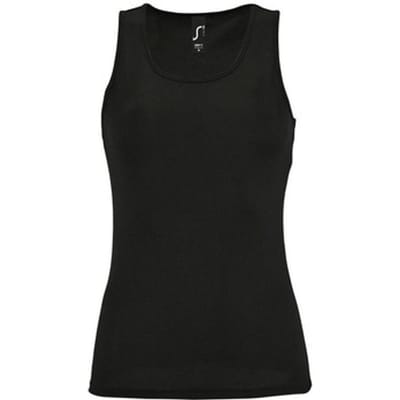 SOL'S Women´s Sports Tank Top Sporty L02117 - Black - XXL