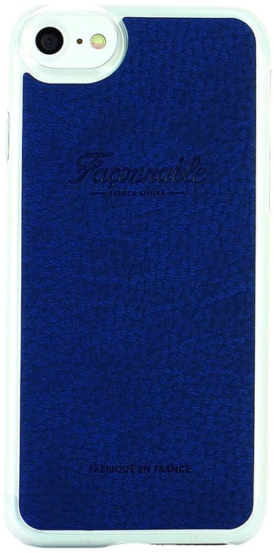 Façonnable, Hoesje geschikt voor iPhone SE (2020)/8/7/6S/6 - French Riviera Hardcase, Blauw