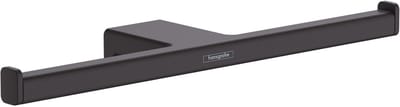 hansgrohe AddStoris dubbele closetrolhouder mat zwart