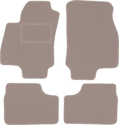 Beige veloursmatten voor: Opel Astra G sedan, stationwagen, hatchback (1998-2009)