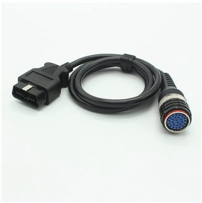 OBD2 Diagnose Kabel - Testkabel Volvo - Auto Onderhoud - Specifiek voor Vocom - 16-pin naar 26-pin - Zwart