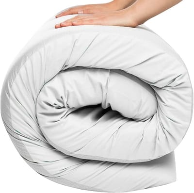 Schuimmatras - Multifunctioneel matras - Kamperen en reizen - Hoge dichtheid schuim - 150 x 200 x 8 cm - Geel