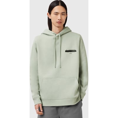 AllSaints Redact Oth Hoody Mineral Green Taglia: XS | Felpe con cappuccio Outlet | Uomo | Verde