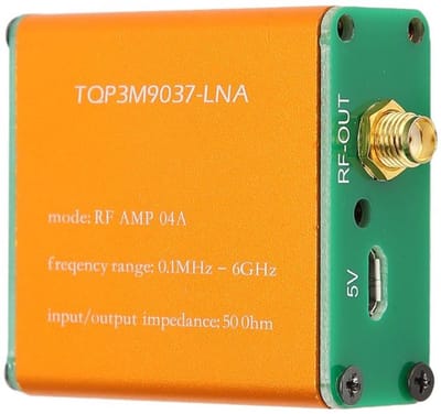 Allecto - 0,1 MHz-6 GHz Versterker - 20 dB Gain - Laag Geluidsniveau