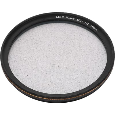 Zwart Mist Filter 12 Portret Zachte Diffusor Focus Camera Lens Filter Krasbestendig voor Video 58mm / 2.28in white