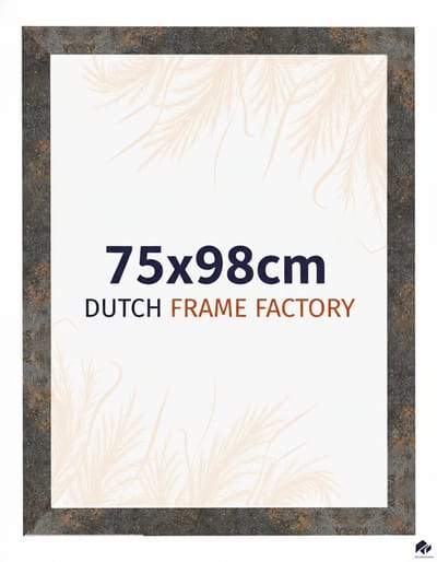 Fotolijst 75x98 cm - MDF - Geoxideerd Metaal - Benno