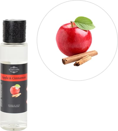 Scentchips® Apple & Cinnamon - Geurolie Voor Aromadiffuser - Geurolie Voor Oliebrander - Etherische Olie - Essentiele Olie - Etherische Olien - 200ml