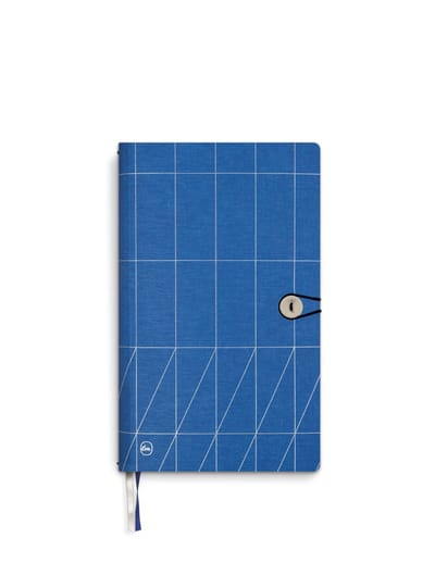 Tinne + Mia - Diary 2026 - button - Blauw print