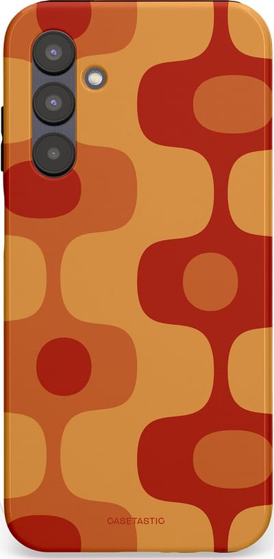 Casetastic Hoesje Geschikt voor Samsung A25 - Stijlvolle Beschermende Duo-layer Case - Vintage Rust